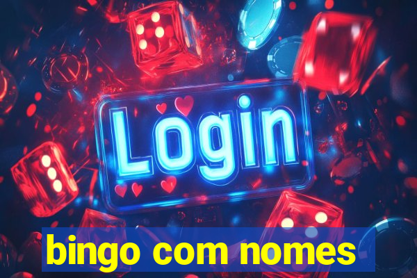 bingo com nomes